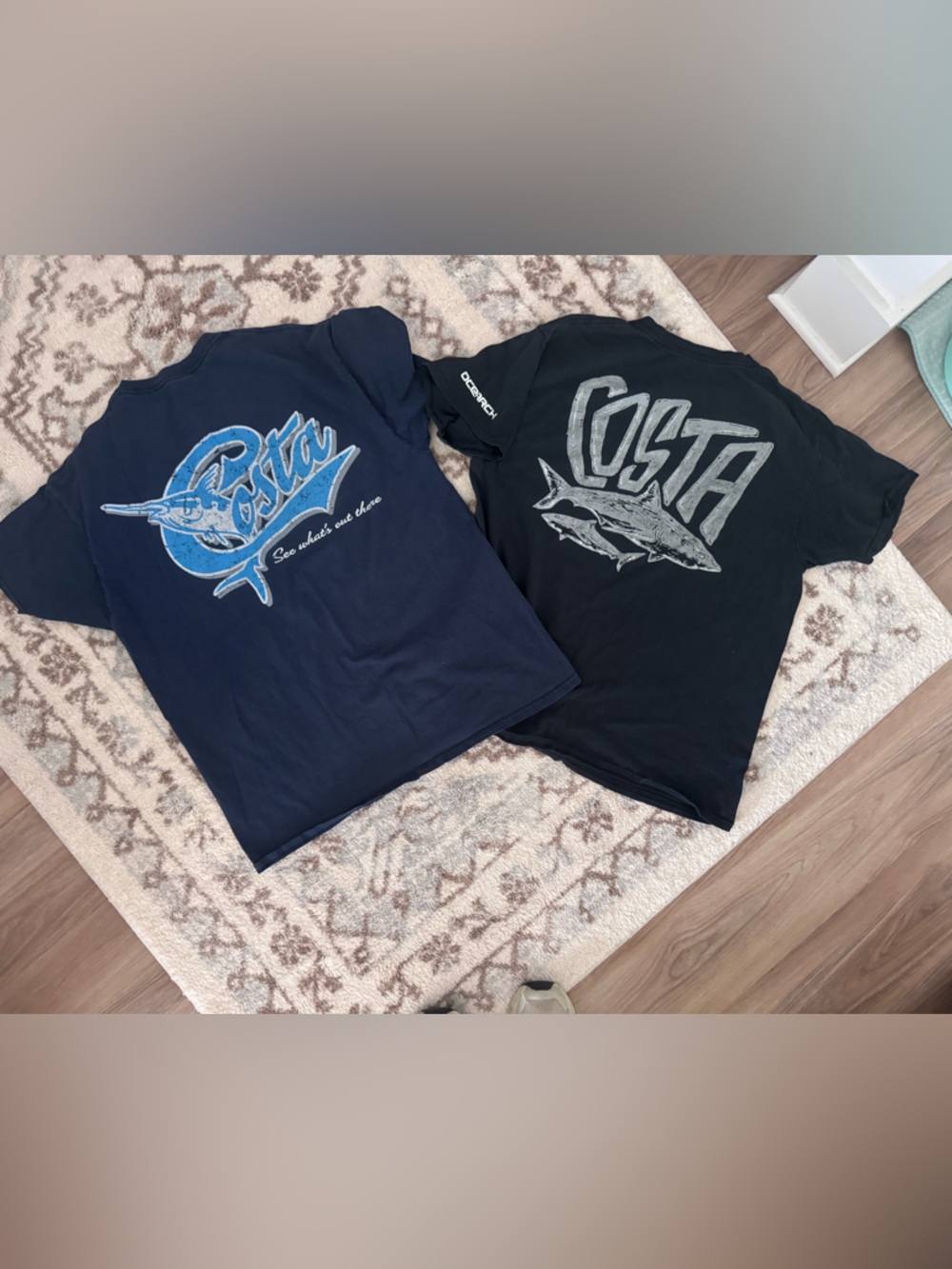 2 Costa fishing Graphic men’s tees